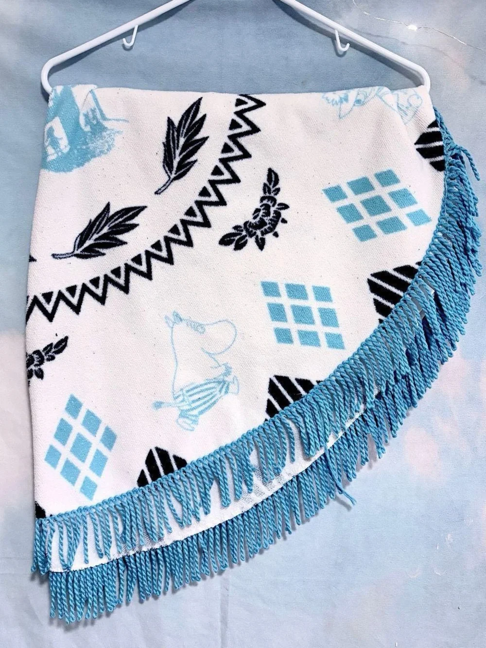 RARE Authentic Moomin Circle Towel Rug – Japan / Taito Game Center Exclusive